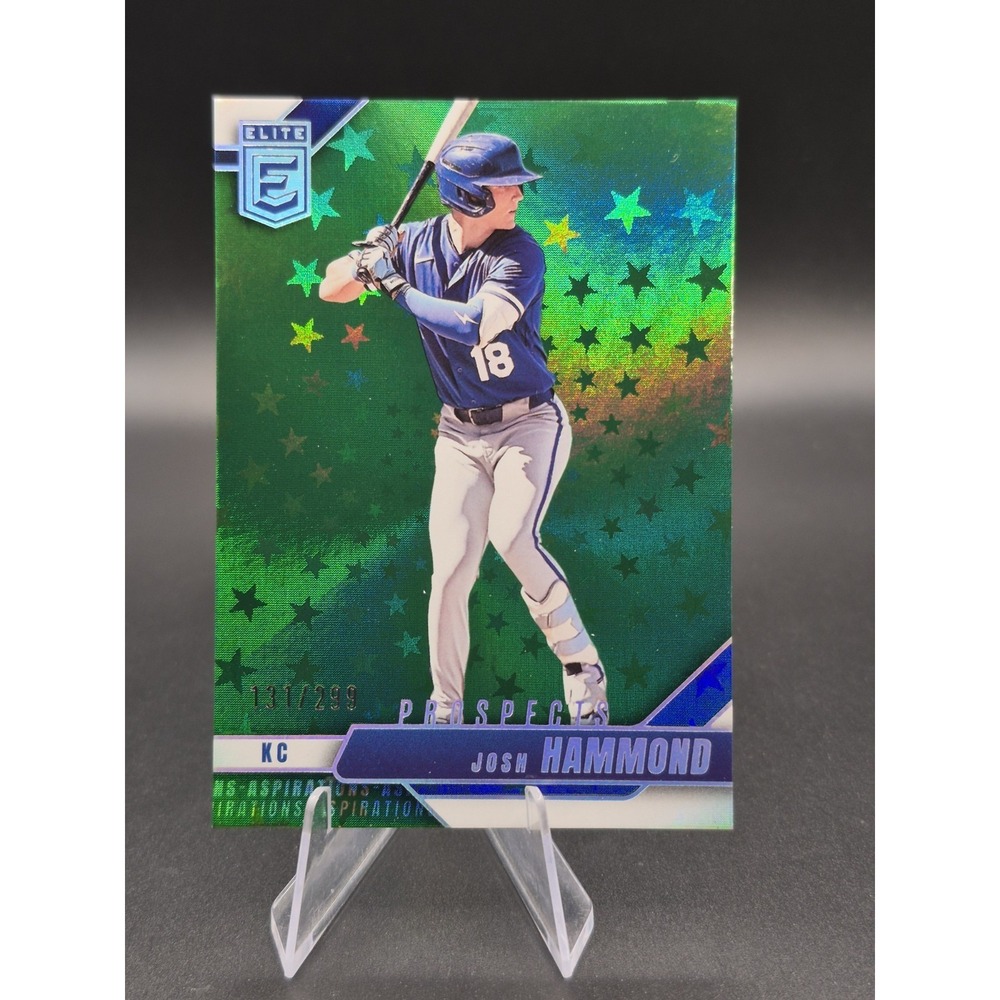 2026 Panini Donruss Elite Josh Hammond #144 Prospect Green Stars /299 KC Royals